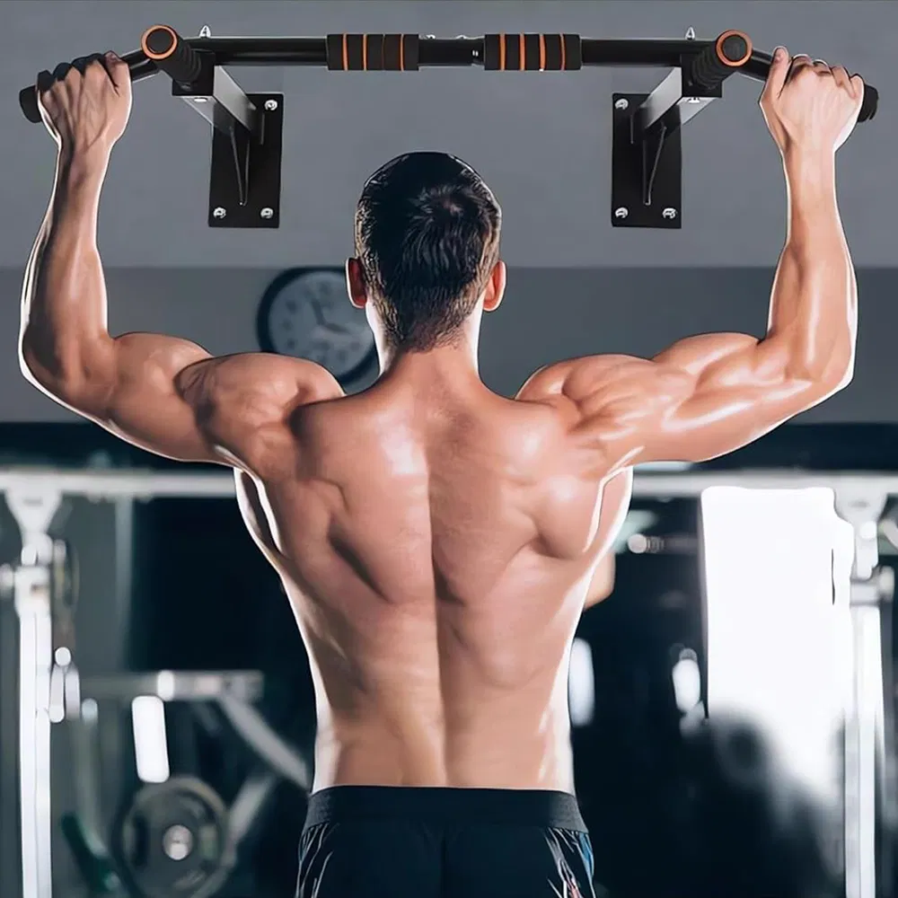 Portable Gym Fitness Wall-Mounted Pull Bar Adjustable Door Chin Bar Home Calisthenics Strength Training Pull up Bar