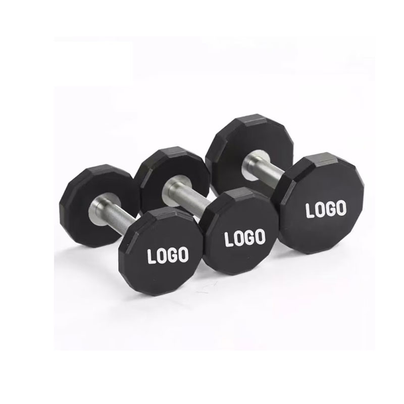 CPU-Coated Twelve-Sided Dumbbell Fitness Equipment Commercial Dumbbell
