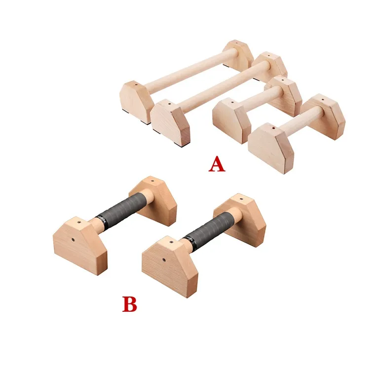 Wooden Push-up Bar Detail 1