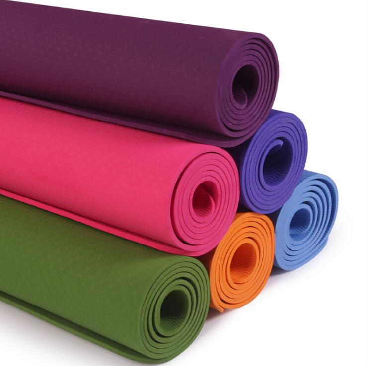 Full Printing Customize Shape TPE Yoga Exercise Mat PU Suede Natural Rubber Yoga Mat