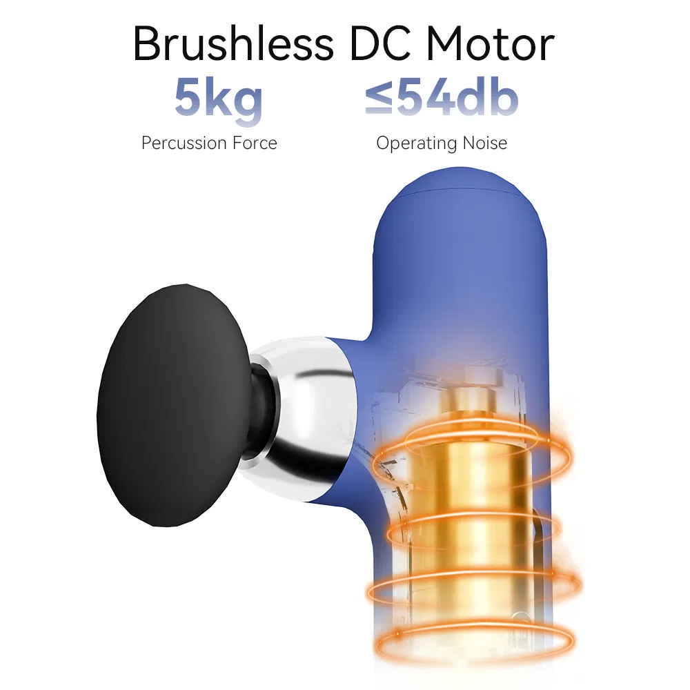 Mini Handheld Electric Constant Hot Compress Massage Gun Body Muscle Fascia Massager