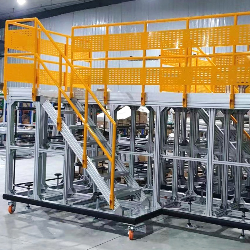 Stair and Modular Industrial Aluminum Platform Step Platforms