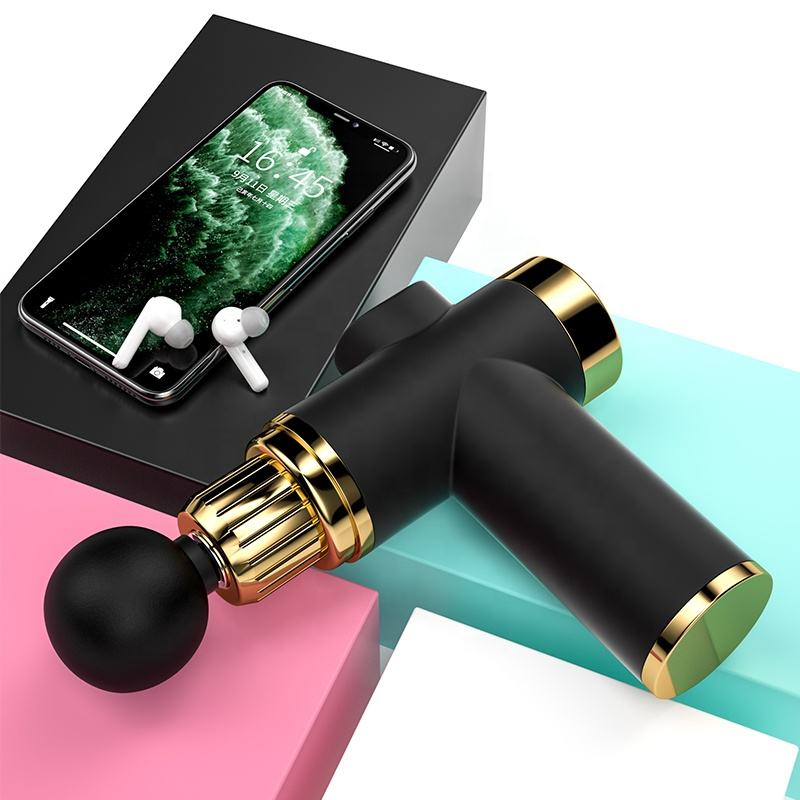 Mini Massage Gun Mini Size Massager Muscle Percussion Portable Handheld Fascial Gun