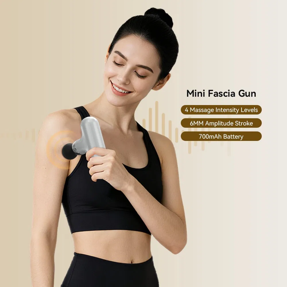Professional Mini Handheld Electric 4-Level Vibration Massage Gun Body Muscle Fascia Massager