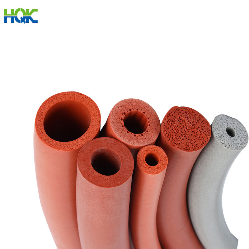 Extruded Silicone Sponge Tube with Cutting Service for Heat Resistance