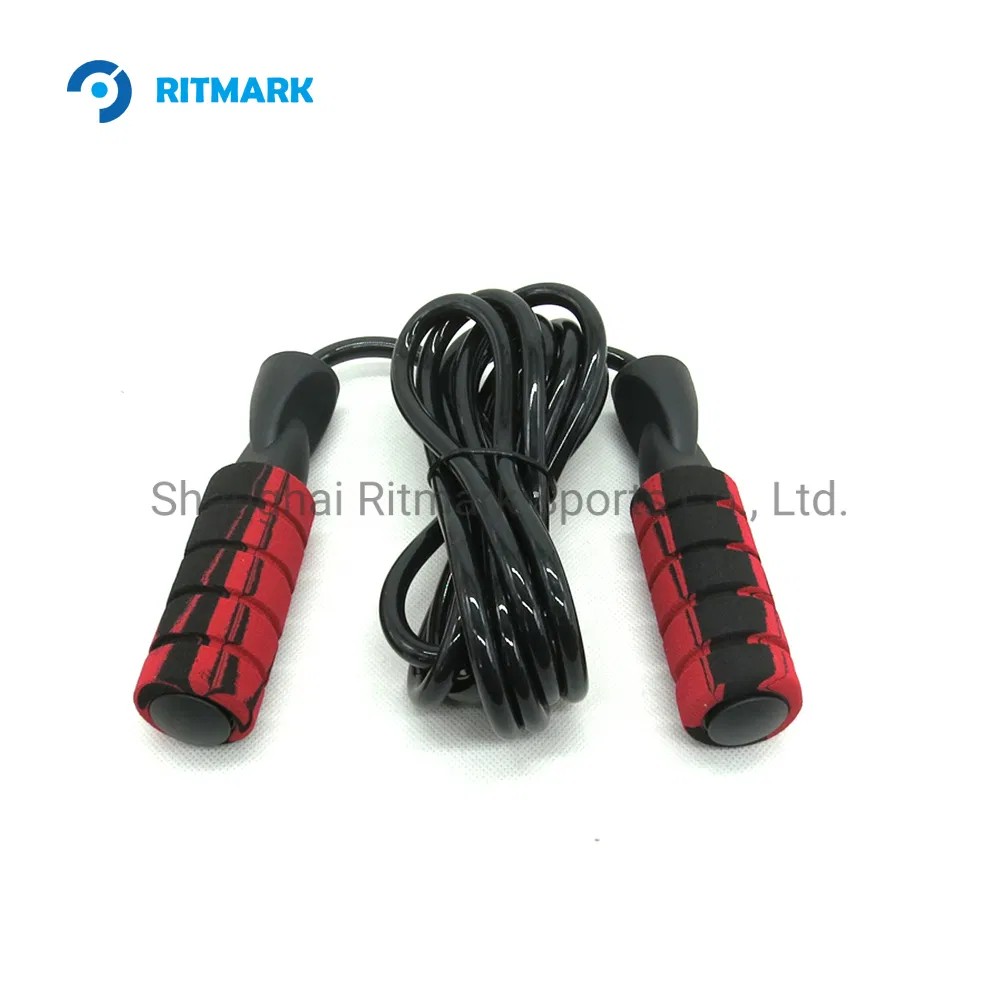 Wholesale Lightweight Skipping Rope PVC Adjustable Jump Rope with Foam Handles