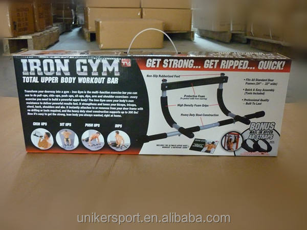 Exercise Door Gym Bar Horizontal Wall Mount Chin Pull up Bar
