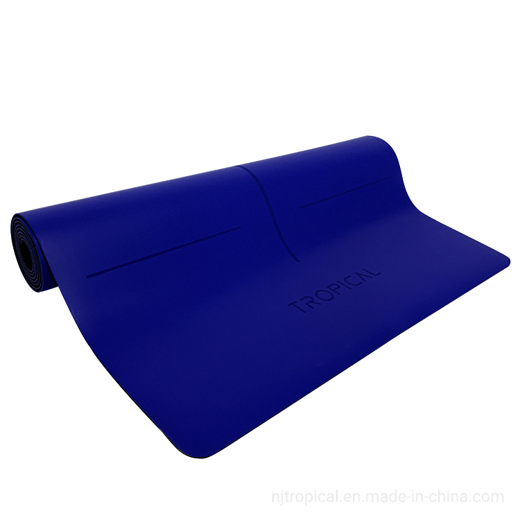 Fitness Equipment Body Building PU Rubber OEM Accept Non Slip Yoga Mat