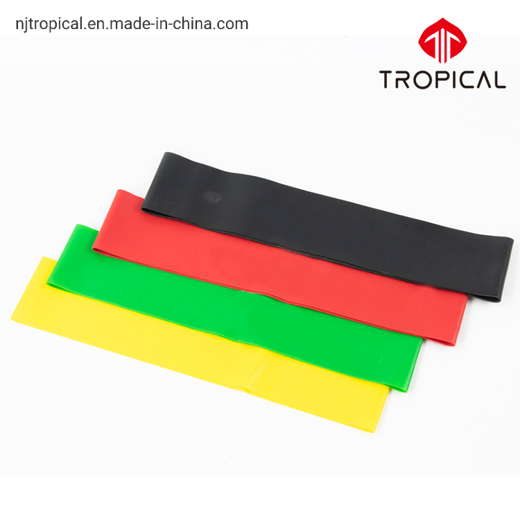 Gym Equipment Hip Belt Latex TPE Silicone Resistance Bands for Home Fitness