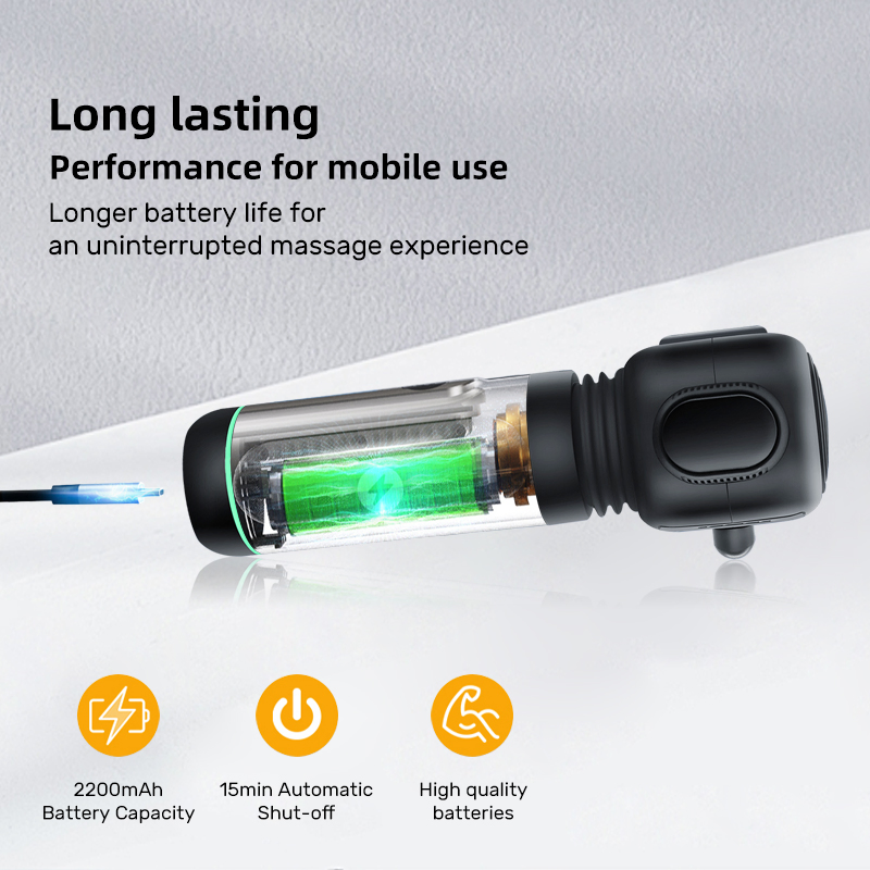 Handheld Electric Deep Tissue Body Muscle Massager High Intensity Vibration Massage Gun