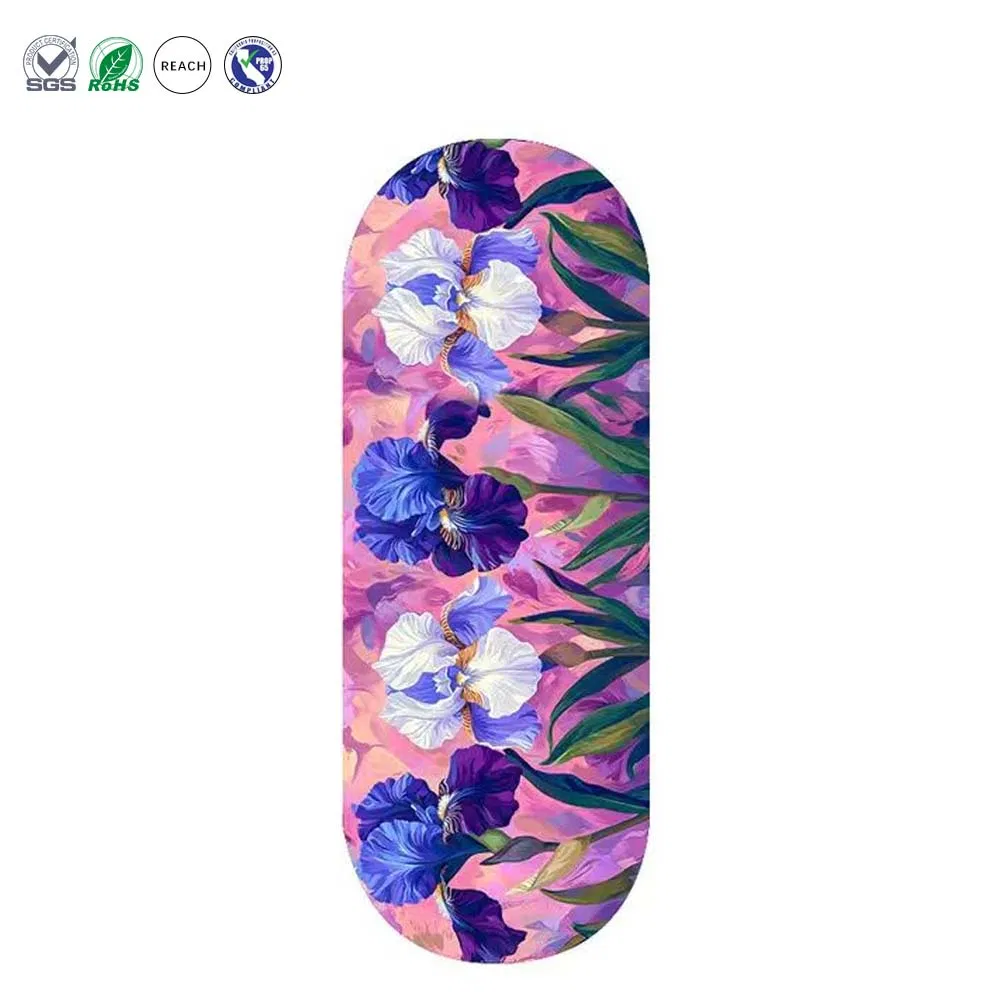 Premium Round Light Thin Non-Slip Pilates Yoga Mat with Custom Print Logo