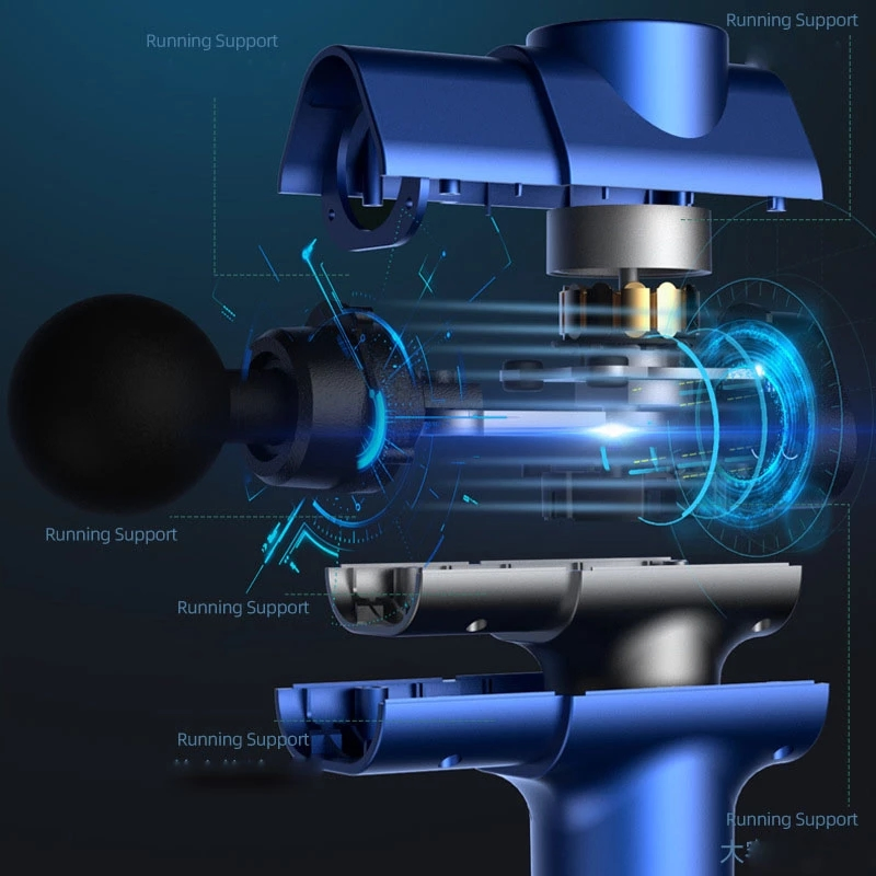 Anti-Shock Grip Technology Premium Deep Tissue Percussion Professional Muscle Relief Recovery Fitness Gun Massage Gun