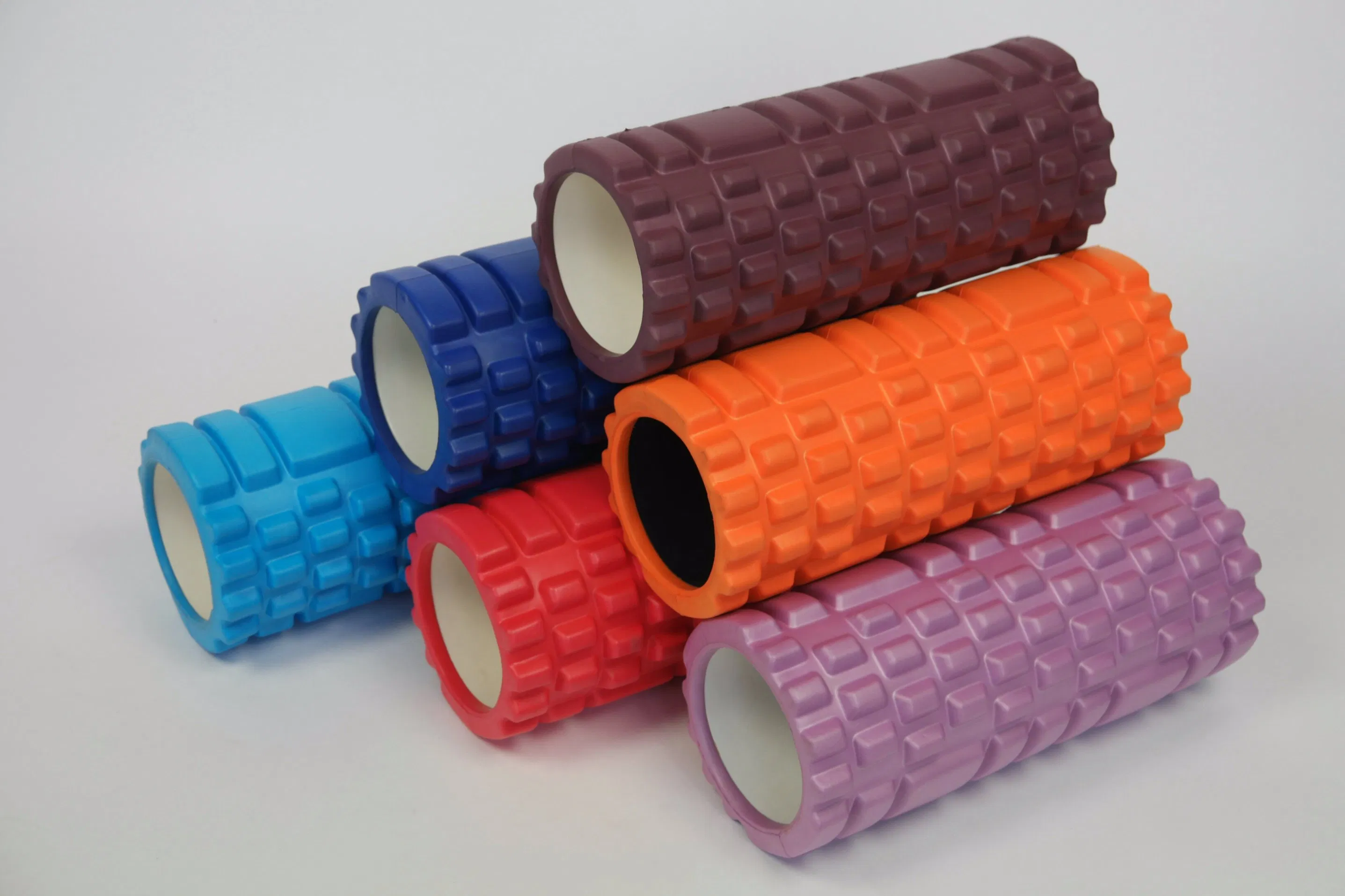Hollow Print Fitness Body Building Exercise Foam Yoga Roller