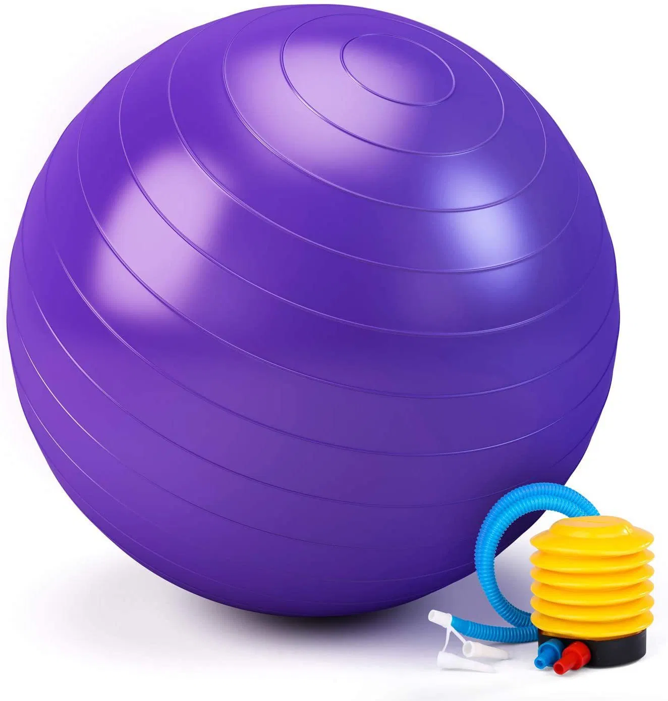 Anti-Bursting Yoga Exercise Ball for Fitness Balance Workout Gym