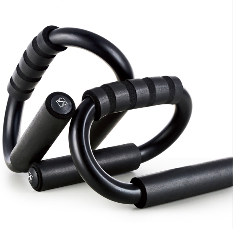 S Shape Home Gym Chest Push up Bars, Pull up Bars with Foam Handle, Push up Trainer