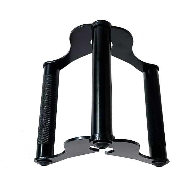 V Bar &amp; T Bar Landmine Handle Attachment for 2" Barbell Bar, Solid Multi-Grip Landmine Handle T Row Attachment with Non-Slip Handle