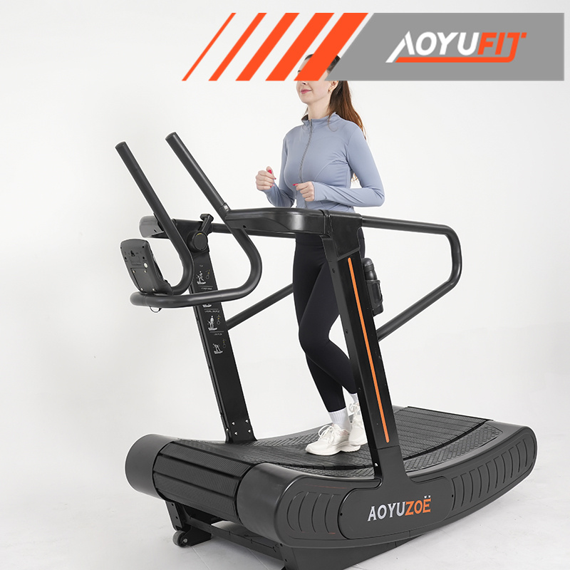 Fitness Air Runner Curved Treadmill Commercial Manual Treadmill