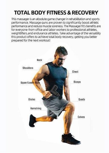 Electric Percussion Relaxing Muscle CE Certification Body Massage Gun