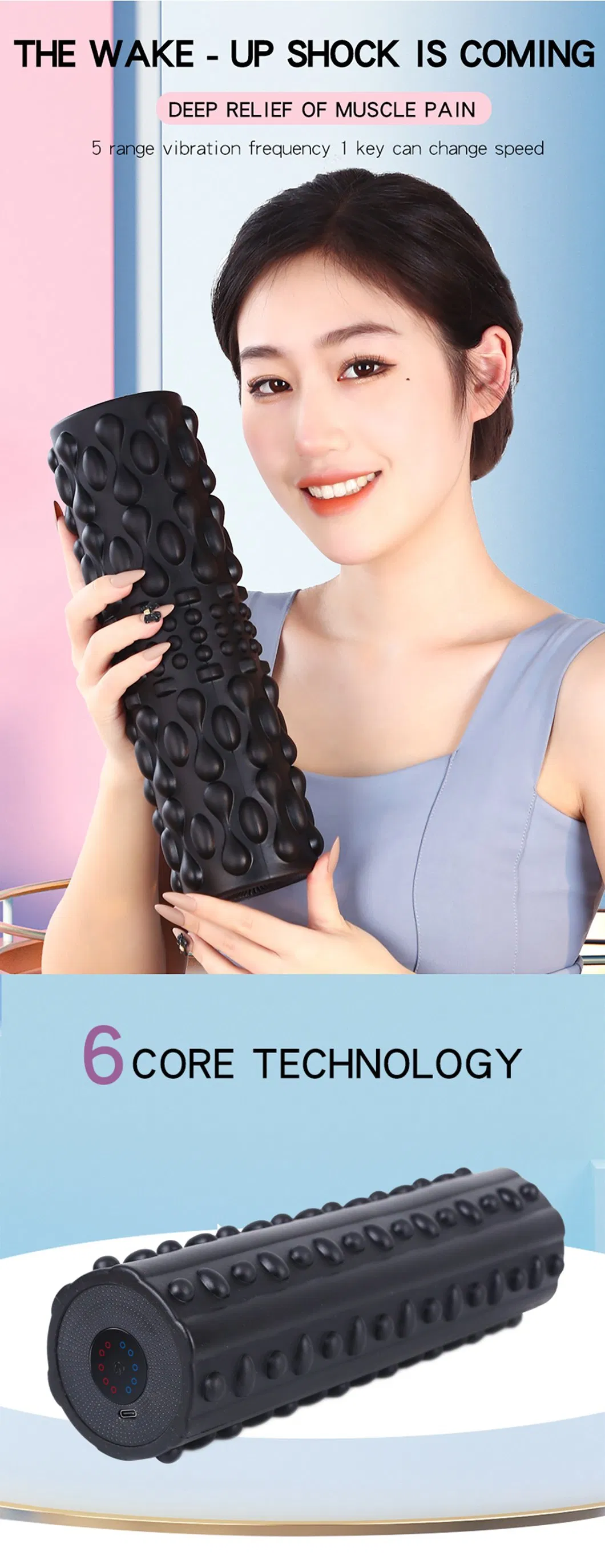 Vibrating Foam Roller Details 1