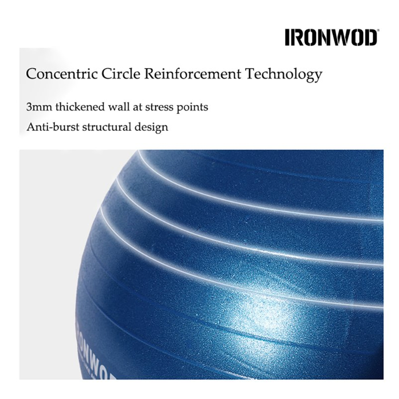 Yoga Ball Eco-Friendly Custom Color Balance Trainer Anti Burst PVC Inflatable Yoga Ball