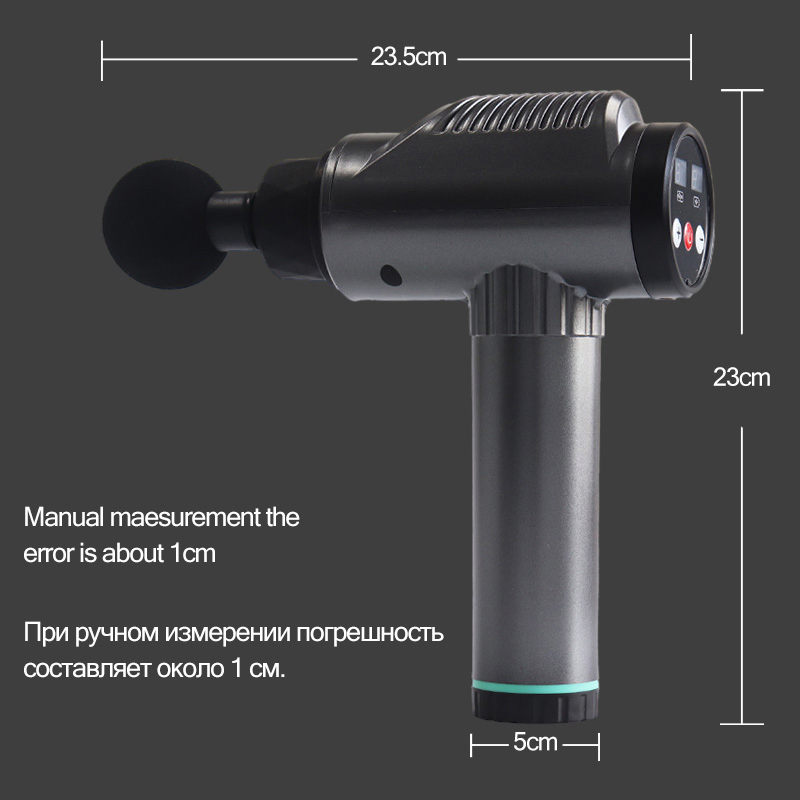 Ningdecrius CD-04 Hot Selling Fascia Gun 30 Speed 24V Mini Vibration 4 Heads Deep Tissue Portable Percussion Muscle Massage Gun