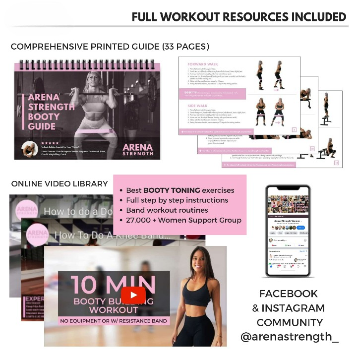 Wholesale Fabric Booty Exercise Band Tube Legs Butt Hip Fitness Workout Resistance Band