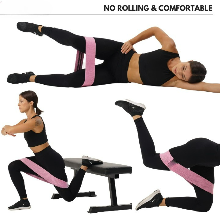 Wholesale Fabric Booty Exercise Band Tube Legs Butt Hip Fitness Workout Resistance Band