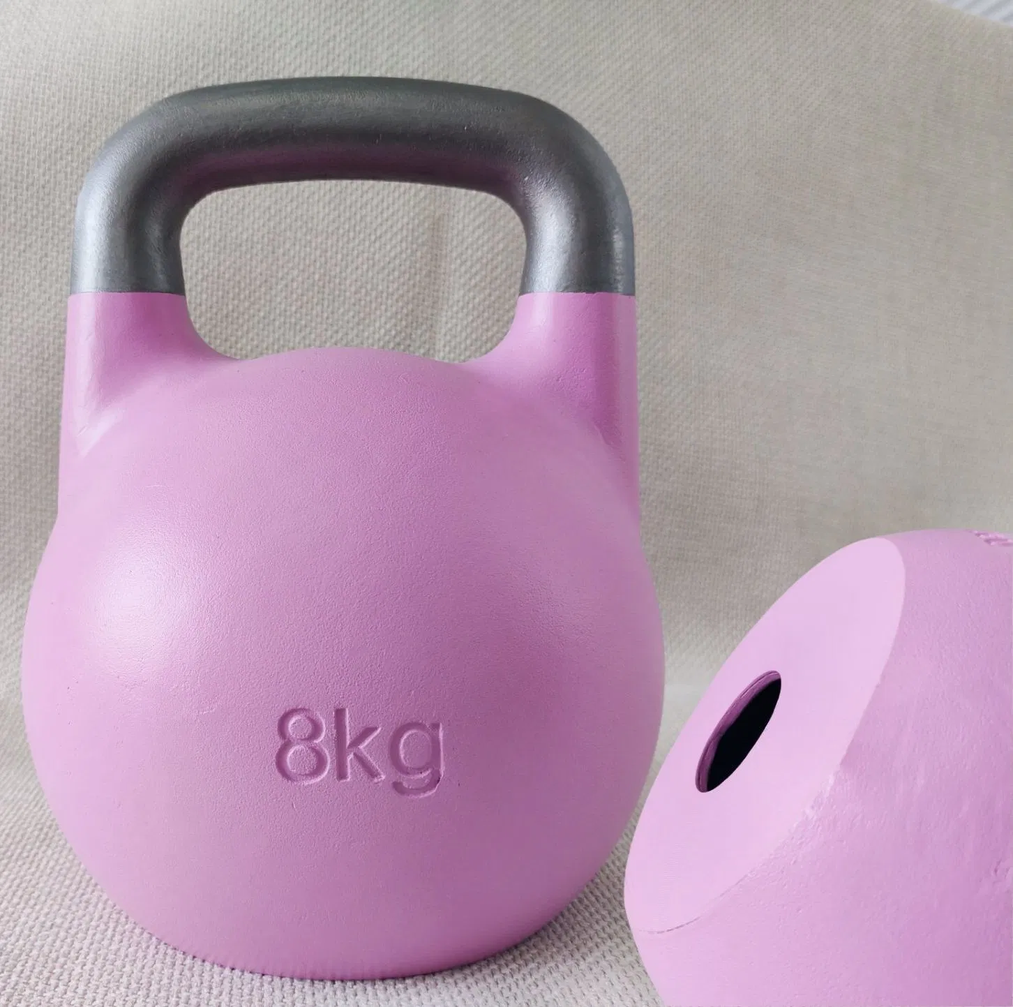 SGS Gym Equipment Wholesale Antirust Handle Resin-Coated Cast Iron Powder Coated Unfilled Hollow Core Girevoy Competition Kettlebell for Home Gym Workout