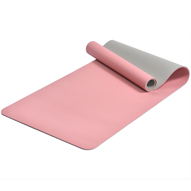 Custom Fitness Yoga Mat Exercise Anti Slip Thick Printed Eco Friendly Foldable TPE Yoga Mat