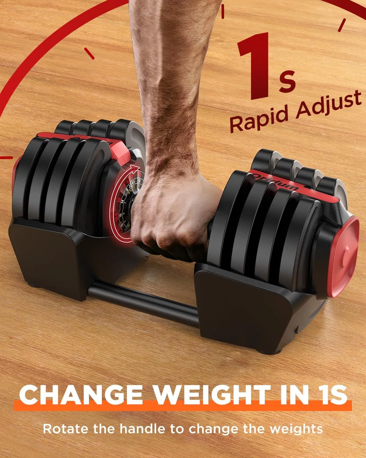 Fit PRO Flexweight: Versatile 3 in 1 Adjustable Dumbbell Set