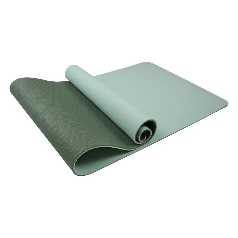 2025 Custom Logo Printed Eco-Friendly TPE Yoga Mats Gym Thick Yoga Mats Set Gym Exercise Non Slip Yoga Mat