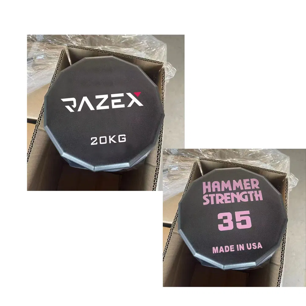 CPU-Coated Twelve-Sided Dumbbell Fitness Equipment Commercial Dumbbell