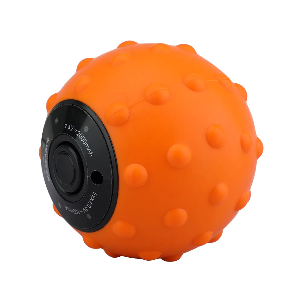Electric Massage Ball 4-Speed Vibrating Massage Ball USB Rechargeable Massage Roller Training Yoga Fitness Foam Roller