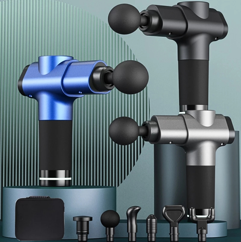 Anti-Shock Grip Technology Premium Deep Tissue Percussion Professional Muscle Relief Recovery Fitness Gun Massage Gun