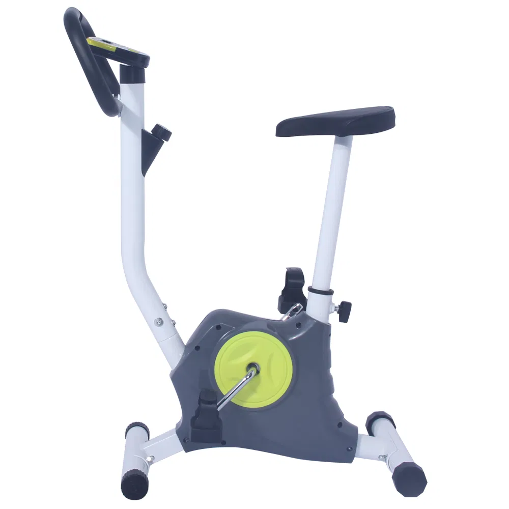 Fitness Indoor Cycling Belt Drive Stationary Bike Trainer Cardio Upright Exercise Bike with LCD Display