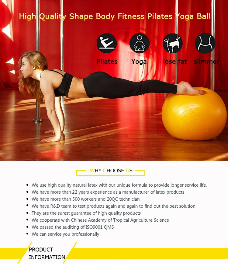 PVC Yoga Ball Showcase