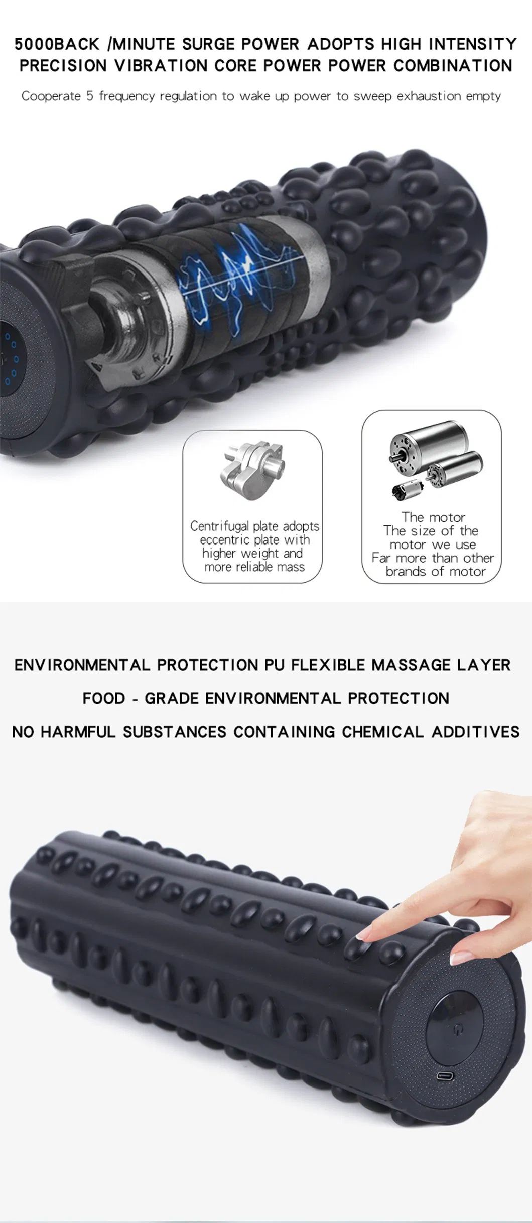 Vibrating Foam Roller Details 4