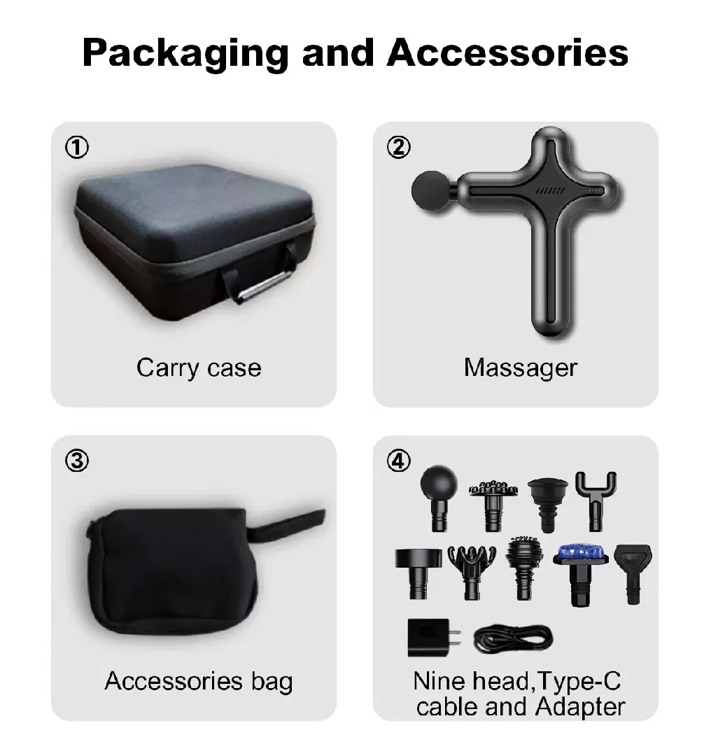 Sports Relaxation Artifact Essential for Girls Muscle Massage Gun