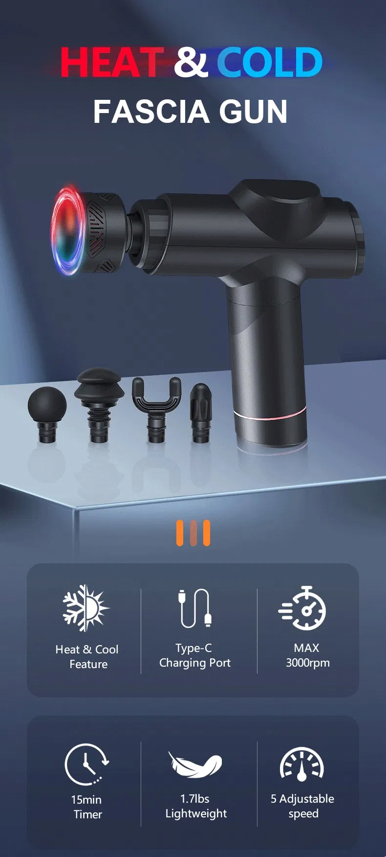 Massage Gun Detail 1