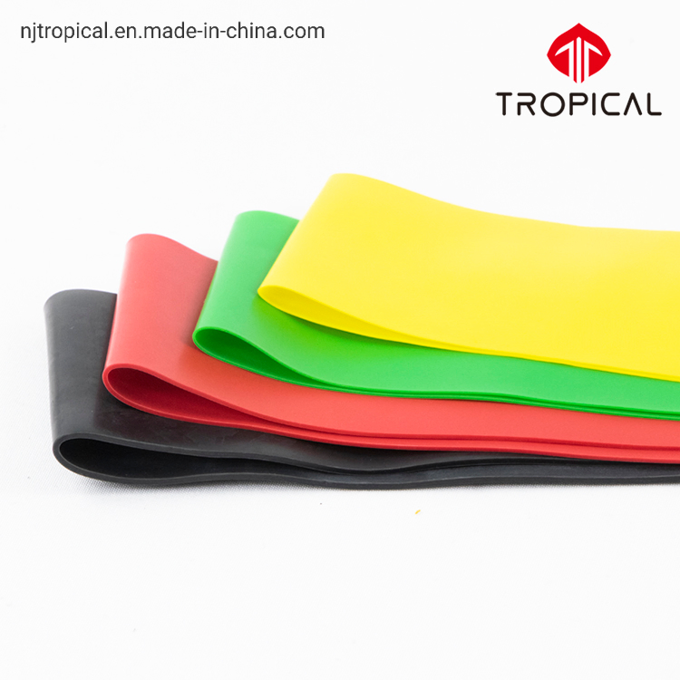 Gym Equipment Hip Belt Latex TPE Silicone Resistance Bands for Home Fitness