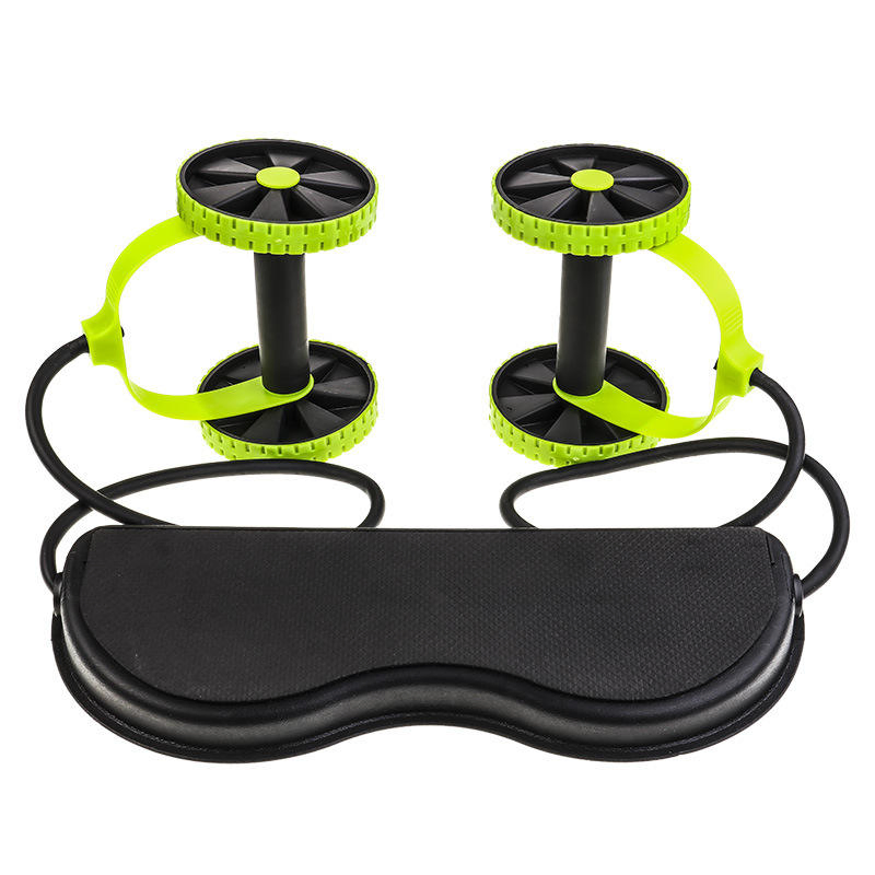 Double Wheel Ab Roller - Multifunctional Abdominal Muscle Trainer &amp; Core Exercise Device