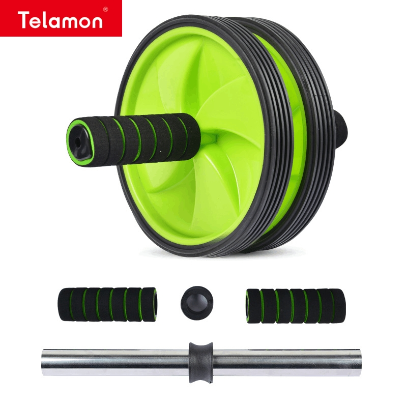 Abdominal Exercise Roller Set Kit 3 Three Wheel Men Women Body Building