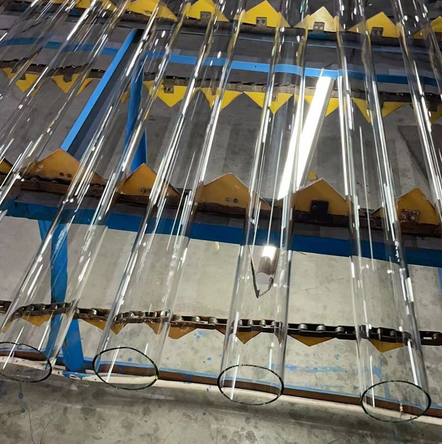 Heat Resistance Industrial Borosilicate Pyrex Glass Tube High Temperature Quartz Glass Tube