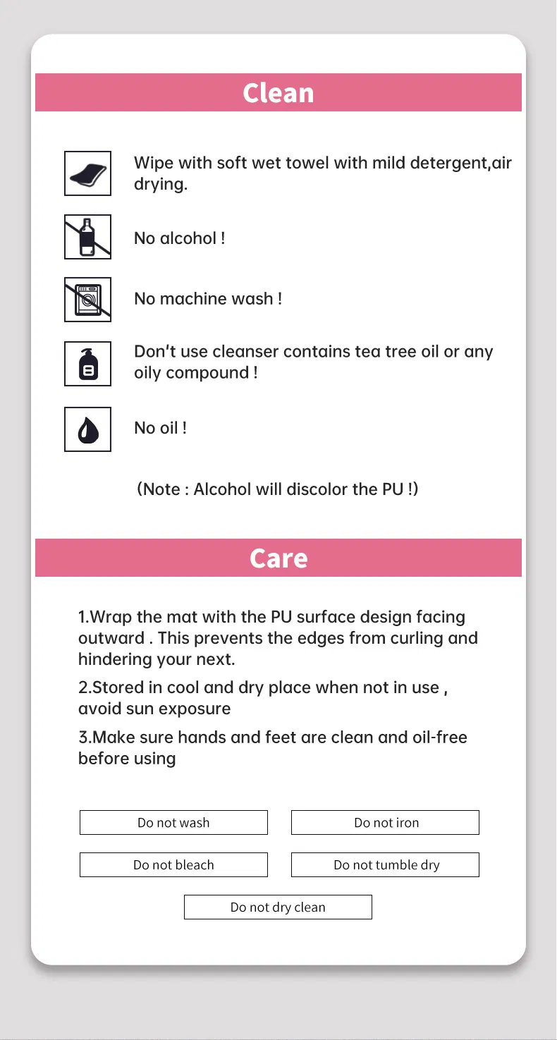 PU Rubber Yoga Mat View 4