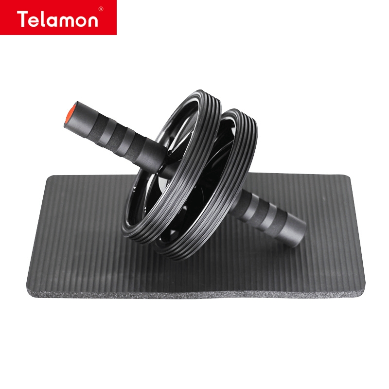 Abdominal Exercise Double Wheel Multifunctional Universal New Smart Pink Blue