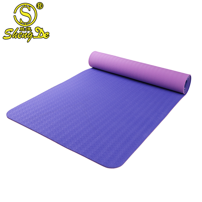 Hot Sale Body Building Fitness Gym Equipment Anti Slip TPE Yoga Mat
