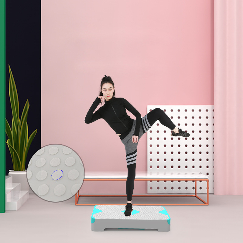 Step Platform Trainer Adjustable Workout Aerobic Stepper