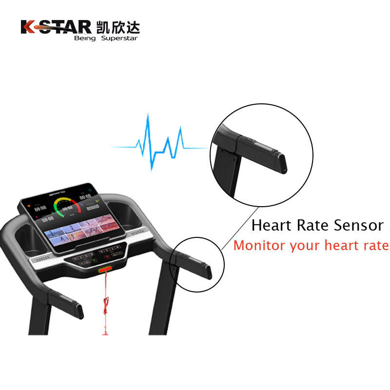 Customized Professional Exercise Machine Home Fitness Equipment DC Motor 1.25HP Treadmill