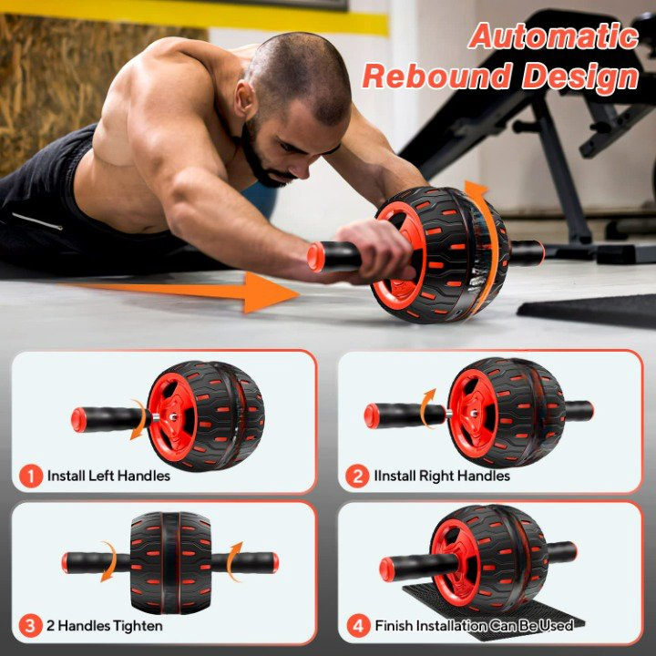 Perfect Resistance Bands Push up Bar Grip Strength Trainer Abdominal Wheel