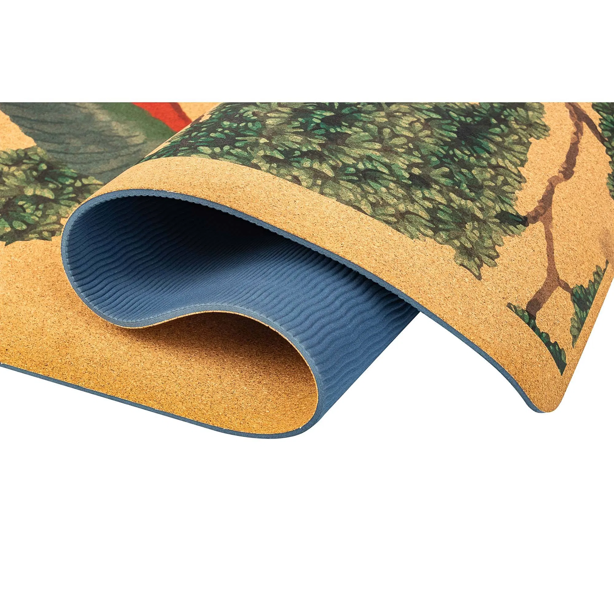 SSD New Arrival Eco Friendly Custom Print Anti Slide Private Label Exercise Organic Cork Yoga Mat